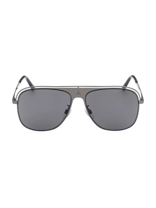 Bally 58MM Metal Aviator Sunglasses For Men