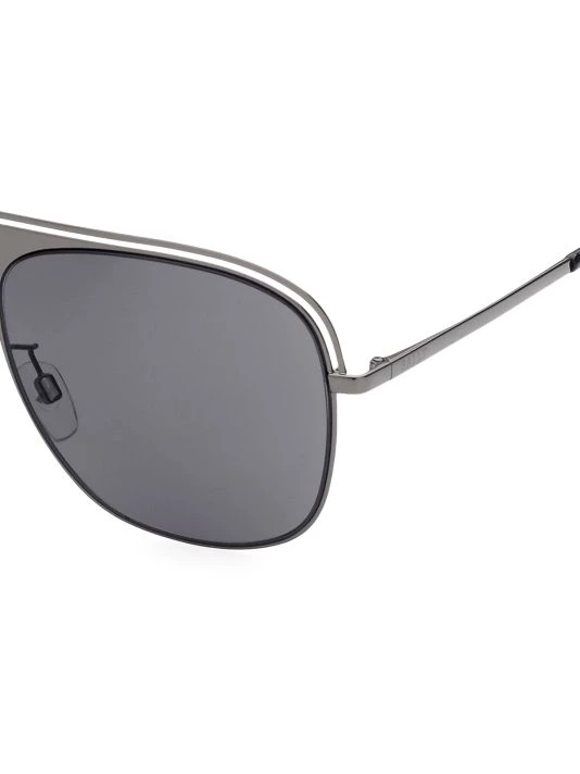 Bally 58MM Metal Aviator Sunglasses For Men - Image 5
