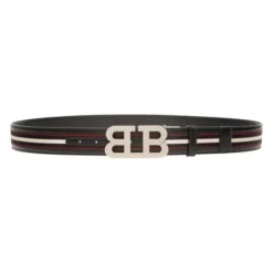 Bally Mirror B Buckle Reversible Belt For Men