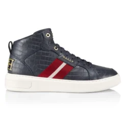 Bally Meson Mid-Top Leather Sneakers For Men