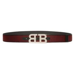 Bally Iconic Mirrored Buckle Belt For Men
