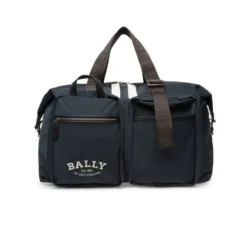 Bally Fesder Leather-Trim Duffle Bag