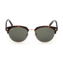 Bally Browline 54MM Round Sunglasses For Men