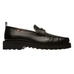 Bally Croc-Embossed Leather Loafers For Men