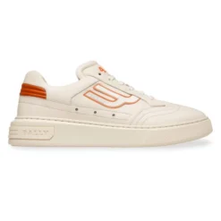 Bally Leather Logo Sneakers For Men